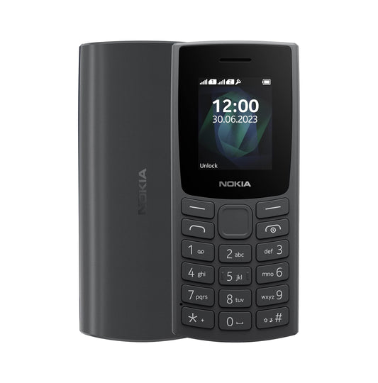 New Asia Nokia 105 Button Phone Black