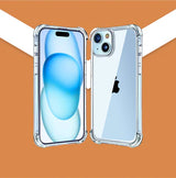 Back PC+TPU Gorrila Case Clear x 10  (1 Box ) for iphone Series