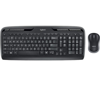 Logitech Wireless MK330 Keyboard/Mouse USB Black