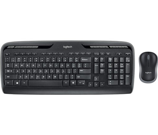 Logitech Wireless MK330 Keyboard/Mouse USB Black