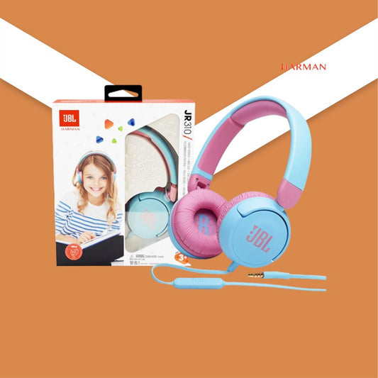 JBL Jr310 Kids Edition Wired Headphones Blue-JBLJR310BTBLU