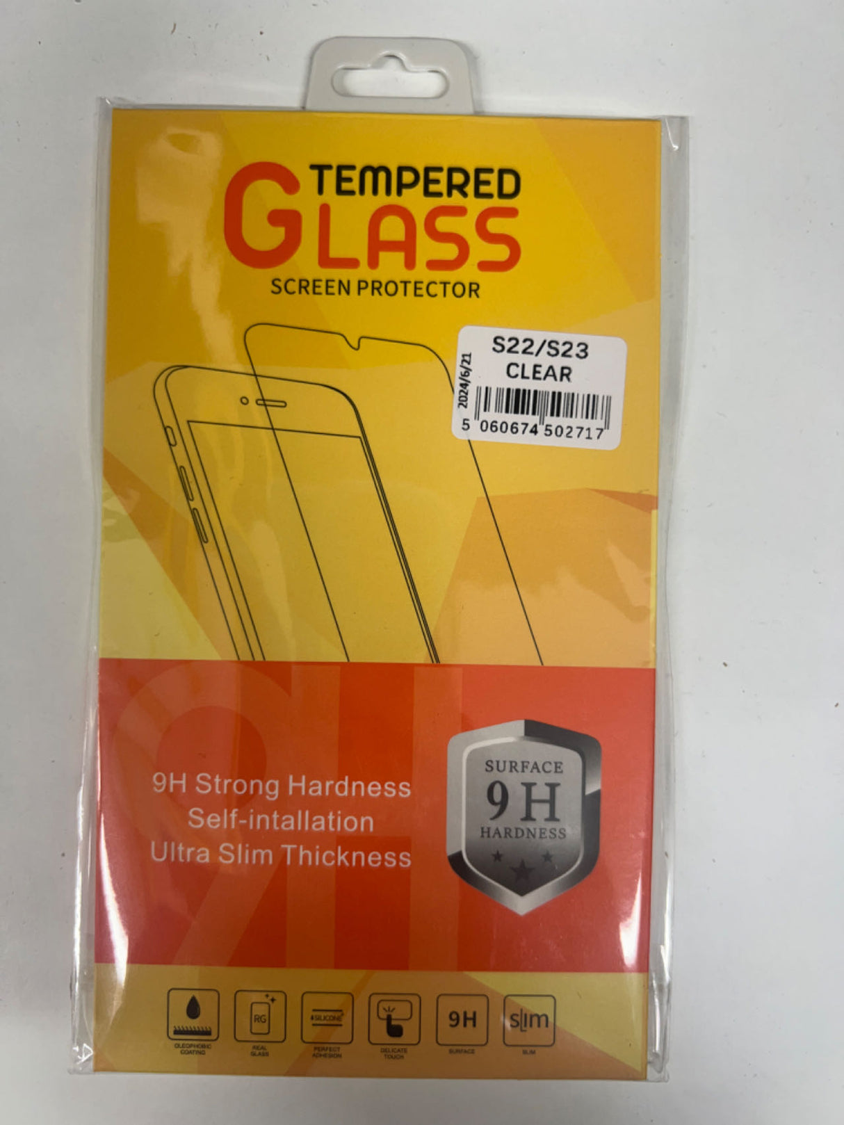 Tempered Glass for Samsung S22/S23 CLEAR