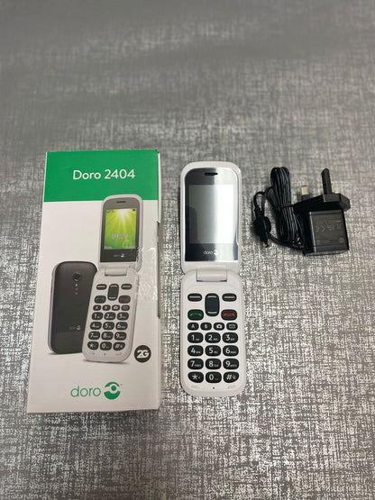Brand New Irish Doro 2404 Flip Button Phone Black（Buy 5 get 10% discount）