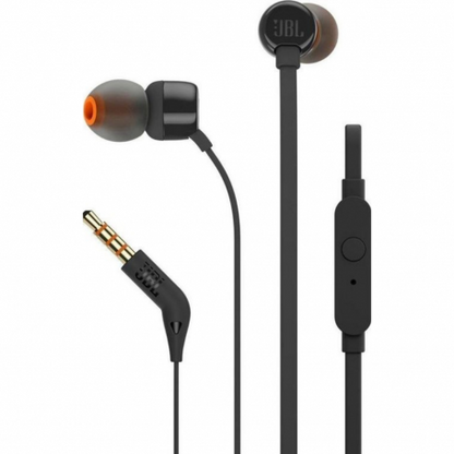 Headphones Hands-free Kit Jack 3.5mm JBL T110BLK Black