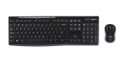 Logitech Wireless MK270 keyboard/mouse USB Black