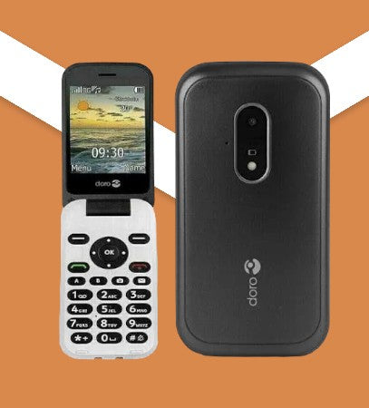 Doro 6620 Unlocked 3G Clamshell Big Button Mobile Phone